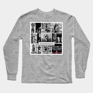 BrookeMakesFun collage Long Sleeve T-Shirt